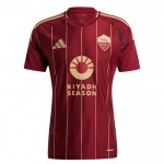 Günstige Fußballtrikots AS Roma Abraham 9 Heimtrikot 2024-25 Kurzarm